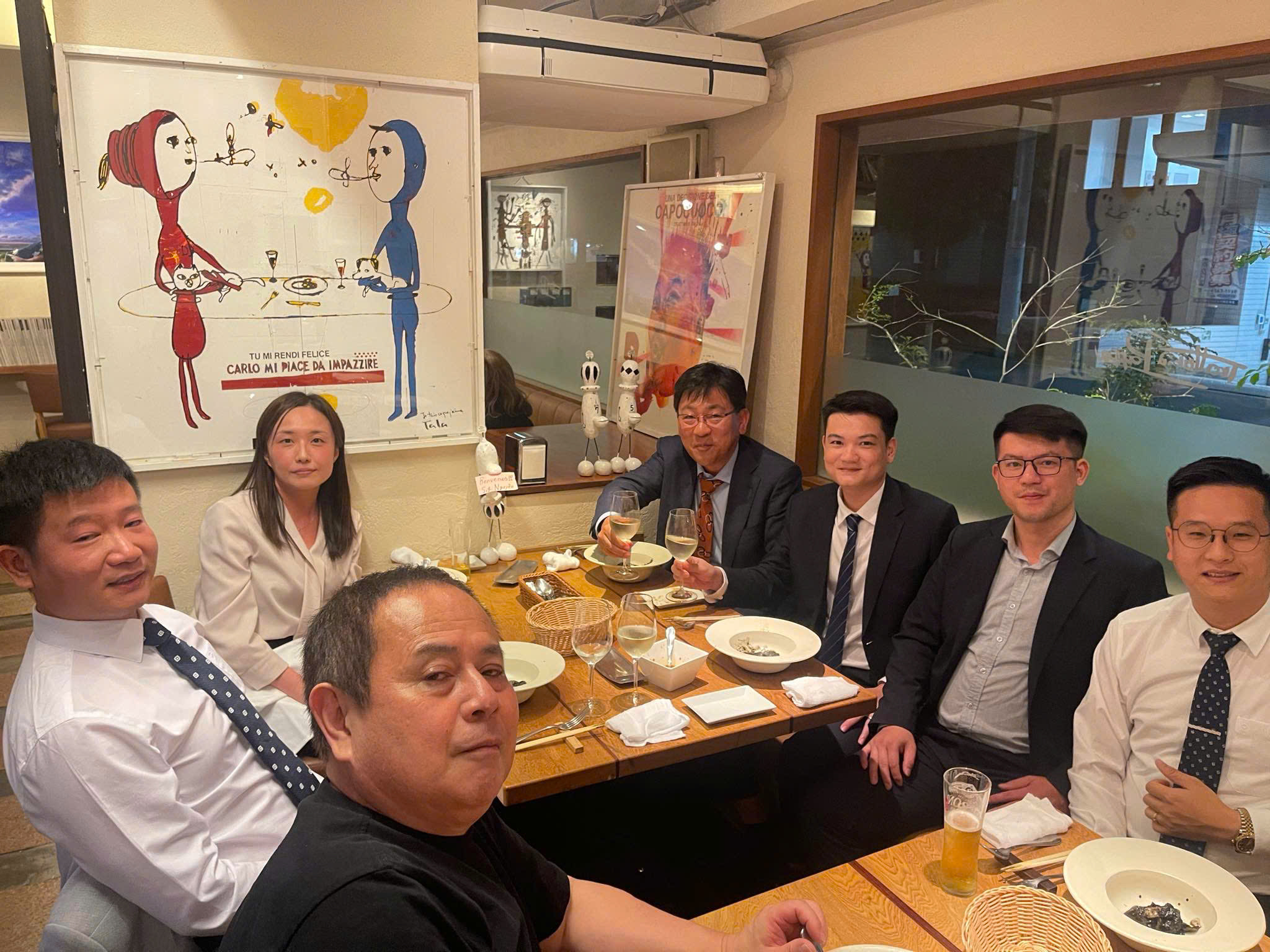 Hình ảnh đón tiếp đối tác tại Nhật